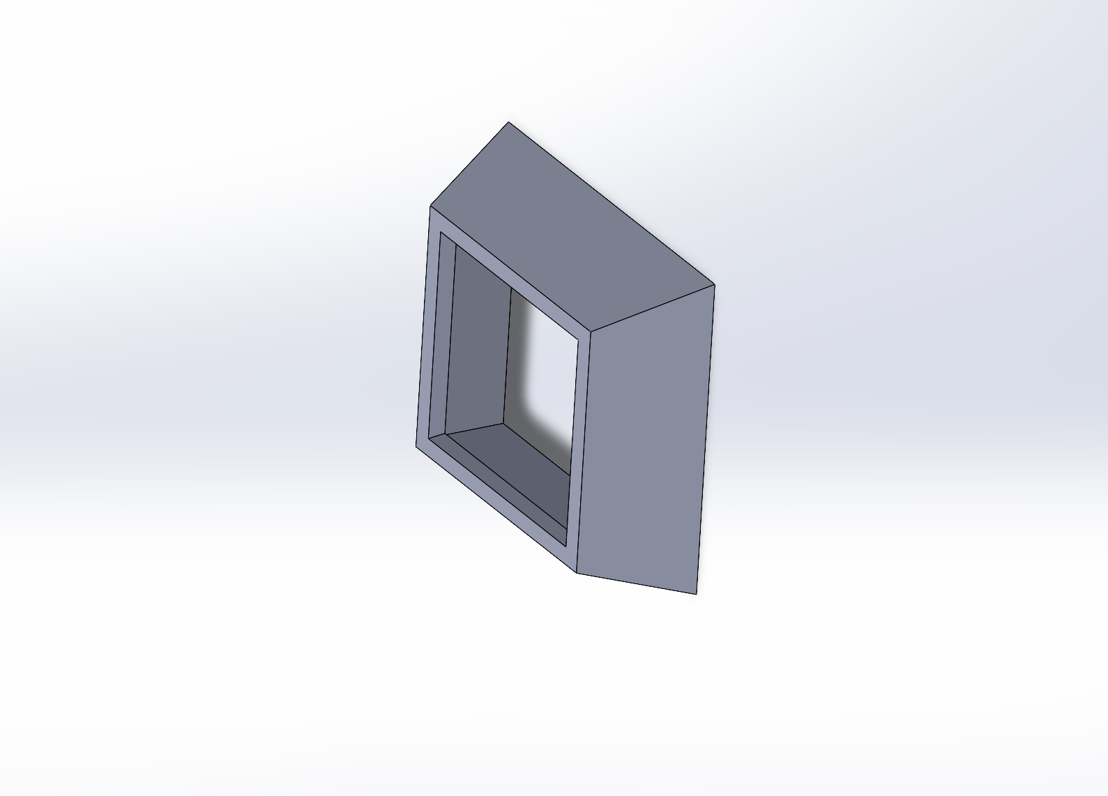 3D rendered exhaust outlet component showing curved exit design